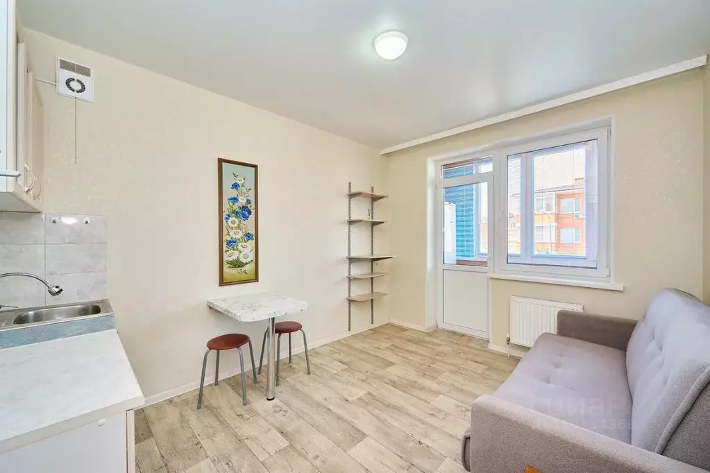 Студия Краснодарский край, Краснодар ул. 1-я Ямальская, 5к3 (21.0 м) - Фото 0