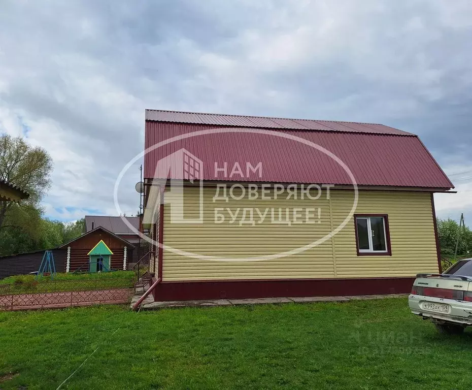 Дом в Пермский край, Кунгурский муниципальный округ, д. Полетаево ул. ... - Фото 1