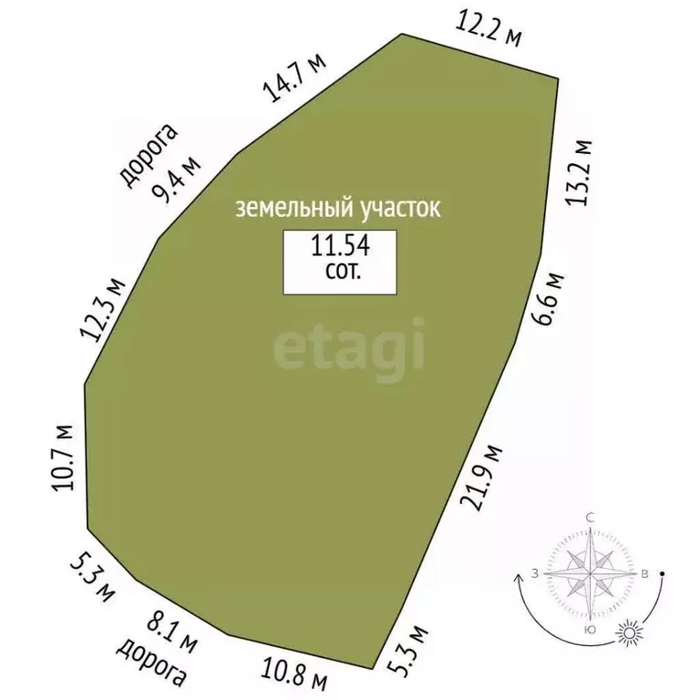 Участок в Ханты-Мансийский АО, Нягань  (11.54 сот.) - Фото 1