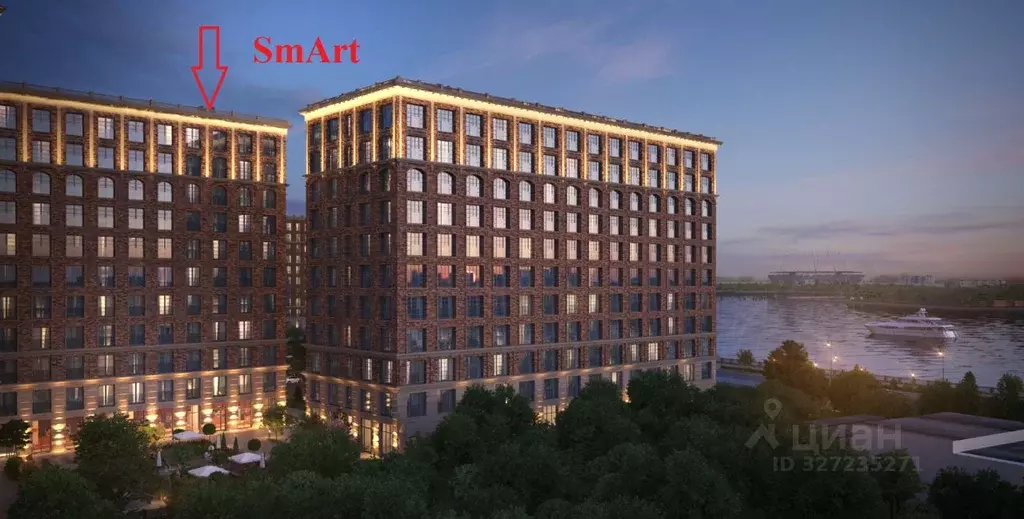 1-к кв. Санкт-Петербург наб. Макарова, 58 (34.0 м) - Фото 1