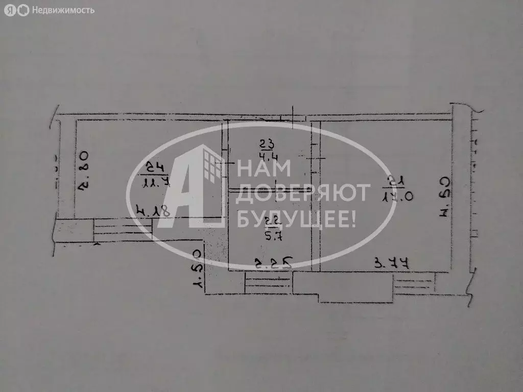 2-комнатная квартира: село Моховое, улица Строителей, 12 (38.8 м) - Фото 1