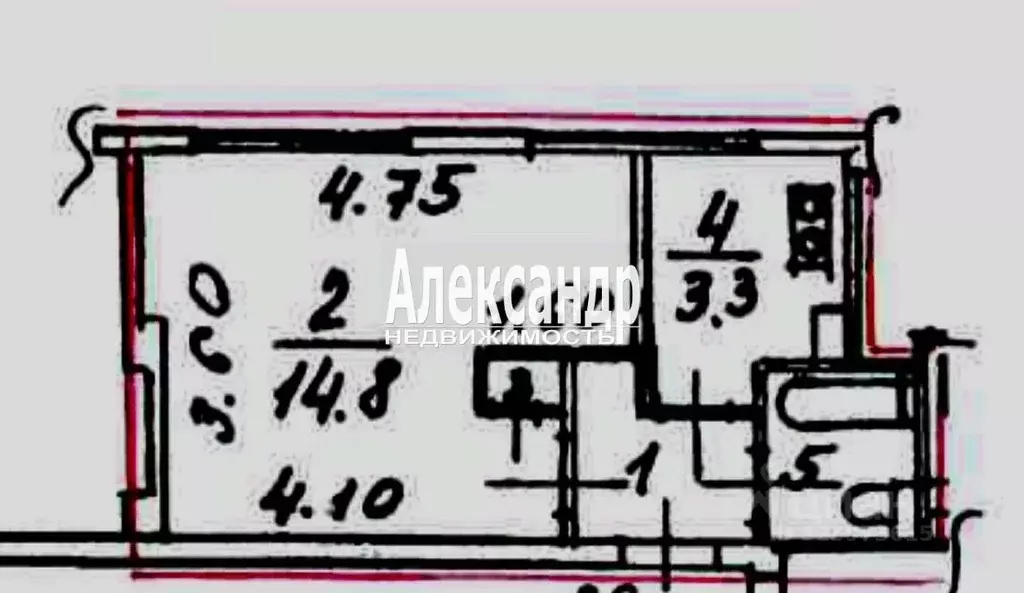 1-к кв. Санкт-Петербург Магнитогорская ул., 95 (22.6 м) - Фото 2