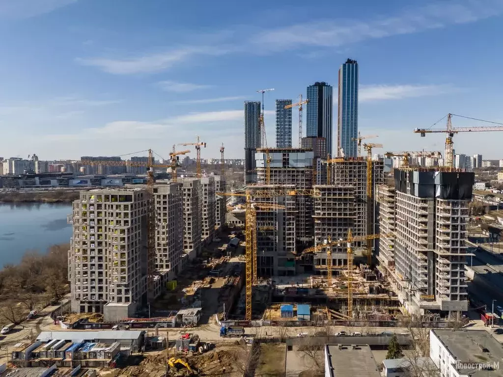 3-к кв. Москва Атлантик кв-л, Сити Бэй жилой комплекс, Б1 (53.9 м) - Фото 0