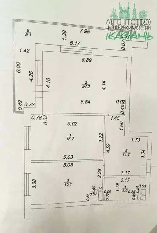 2-к кв. Татарстан, Казань просп. Альберта Камалеева, 30 (71.8 м) - Фото 0