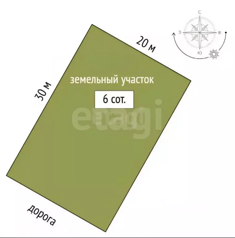 Участок в Крым, Феодосия Колос СПК, ул. Средняя (6.0 сот.) - Фото 2