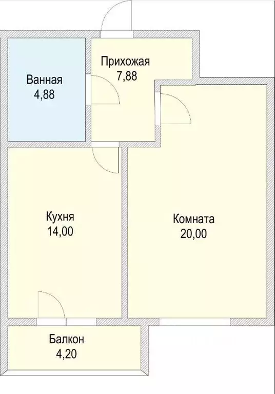 1-к кв. Краснодарский край, Краснодар Юбилейный мкр, ул. 70-летия ... - Фото 0
