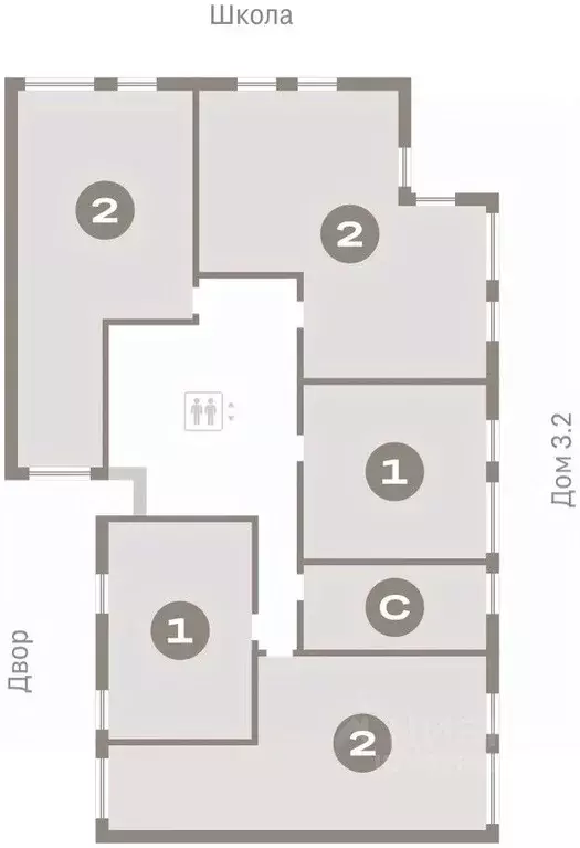 2-к кв. Тюменская область, Тюмень  (73.18 м) - Фото 1