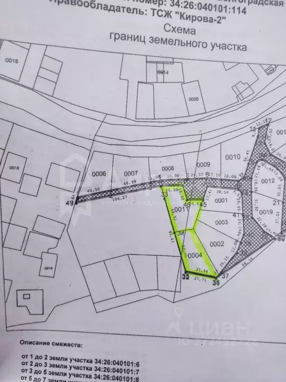 Участок в Волгоградская область, Волгоград Поселок 19 Партсъезда тер., ... - Фото 1