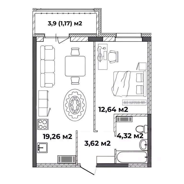 1-к кв. Ярославская область, Ярославль ул. Старая Костромская, 4 ... - Фото 1