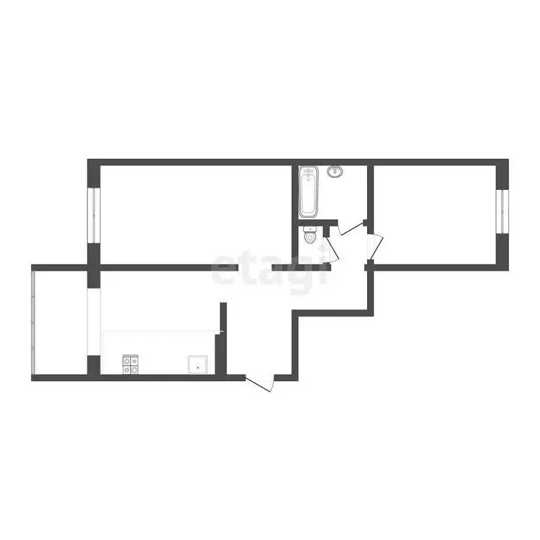 2-комнатная квартира: Петропавловск-Камчатский, Звёздная улица, 25/1 ... - Фото 1