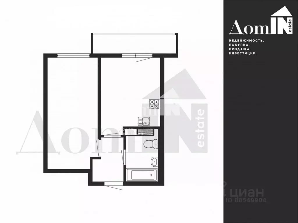 1-к кв. Ленинградская область, Мурино Всеволожский район, ул. ... - Фото 2