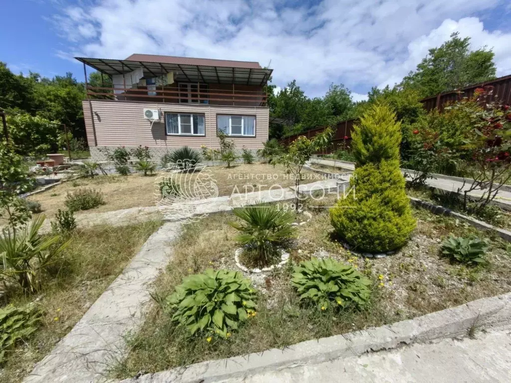 Дом в Краснодарский край, Сочи Вишневка мкр, ул. Соловьиная (273 м) - Фото 0