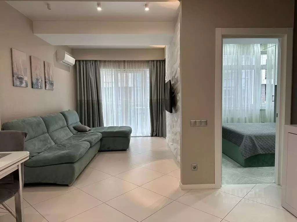 1-к кв. Краснодарский край, Сочи Мамайка мкр, ул. Крымская, 89 (45.0 ... - Фото 2