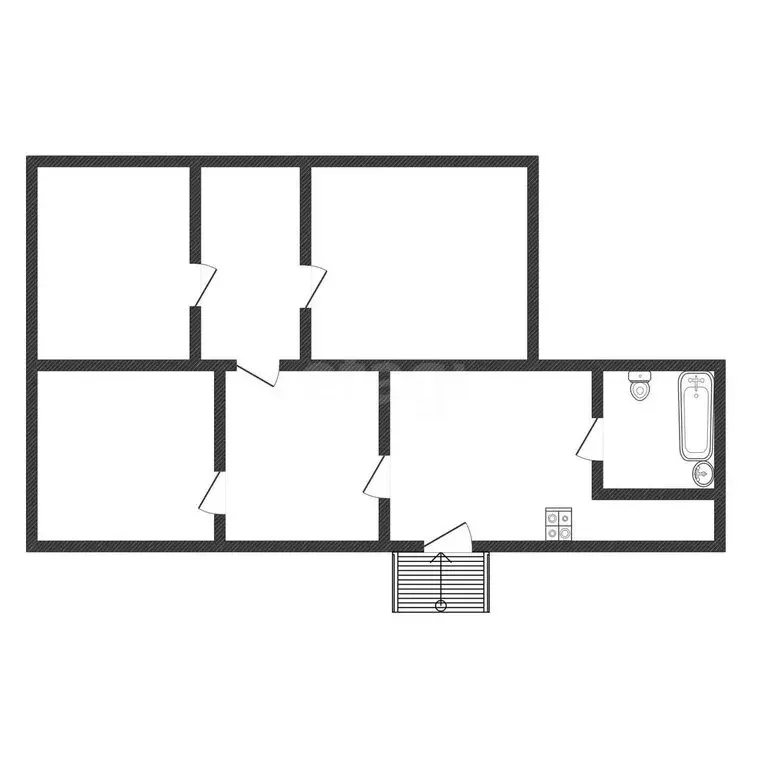 Дом в аул Псыж, Крайняя улица (57.8 м) - Фото 2