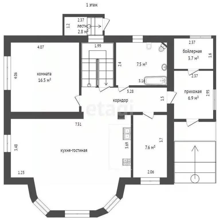 Дом в Тюменская область, Тюменский муниципальный округ, Винзили рп ул. ... - Фото 2