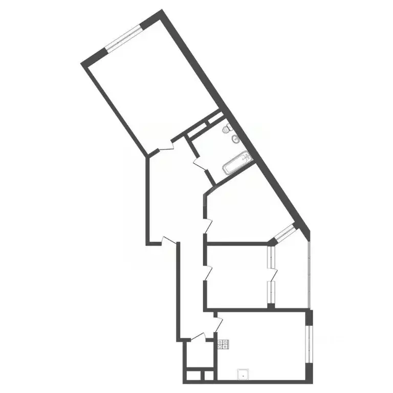 3-к кв. Тульская область, Тула Новомосковская ул., 4 (90.0 м) - Фото 2