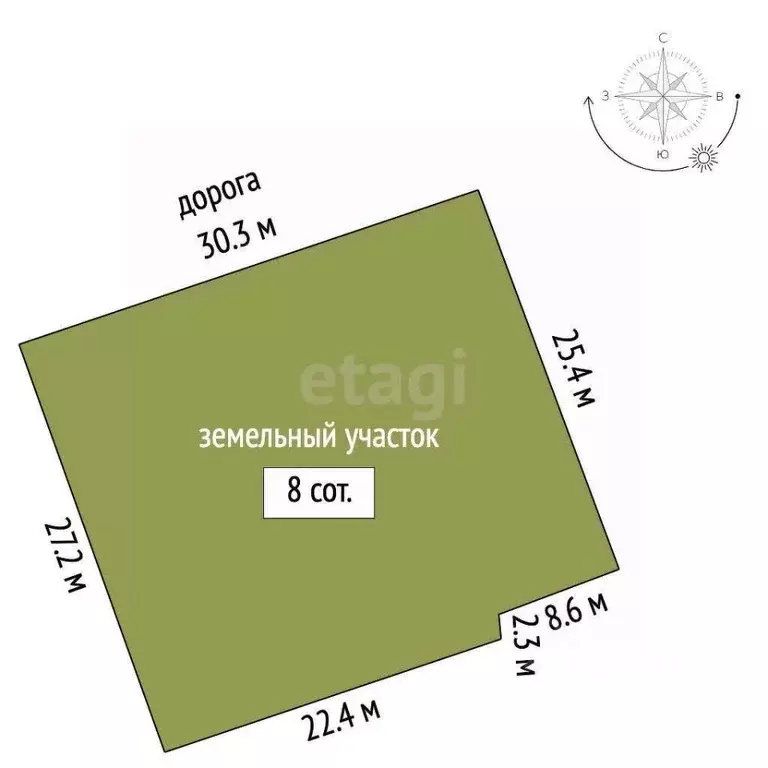 Участок в Крым, Ленинский район, с. Ильичево ул. Шевченко (8.0 сот.) - Фото 1