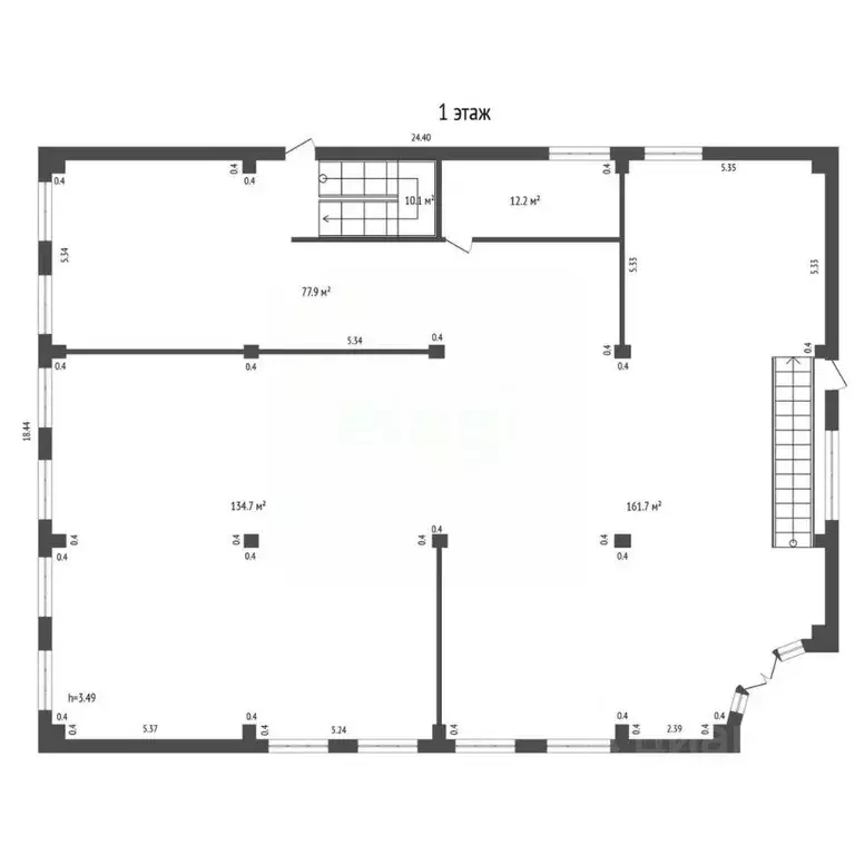 Торговая площадь в Ростовская область, Батайск Рабочая ул., 100 (788 ... - Фото 1