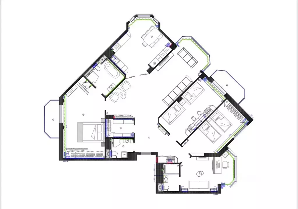 5-к кв. Москва Ломоносовский просп., 25к5 (182.0 м) - Фото 1