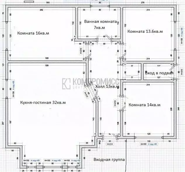 Дом в Краснодарский край, Ейск ул. Карла Маркса (104 м) - Фото 1