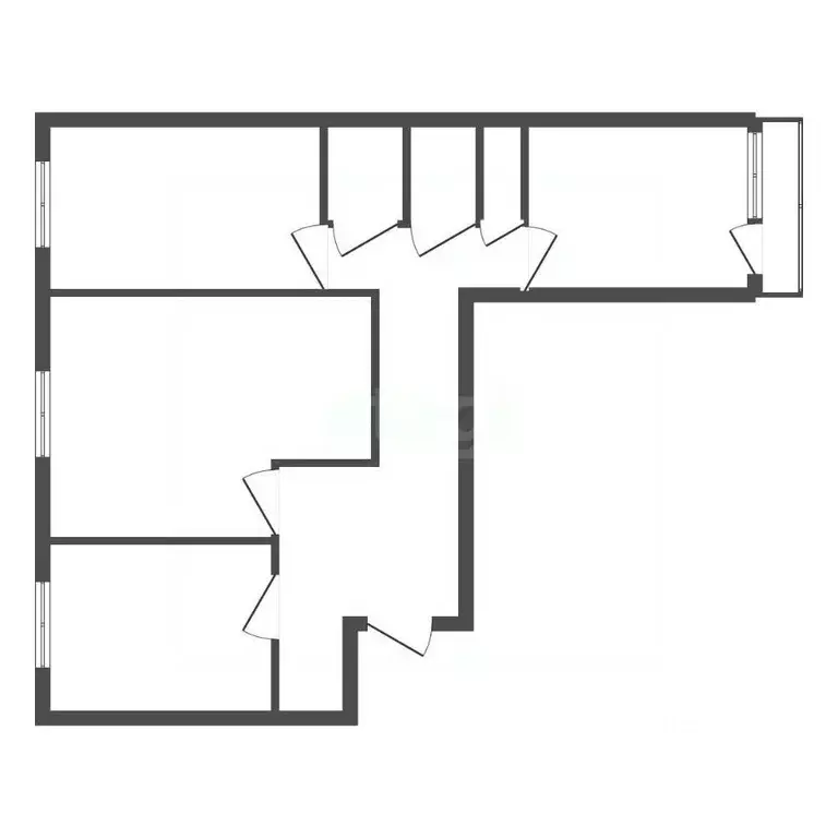 3-к кв. Амурская область, Свободный Инженерная ул., 60 (62.8 м) - Фото 1