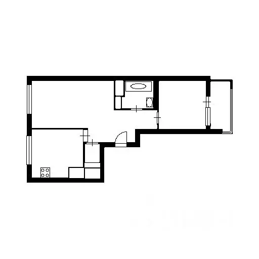 2-к кв. Ленинградская область, Мурино Всеволожский район, бул. ... - Фото 2