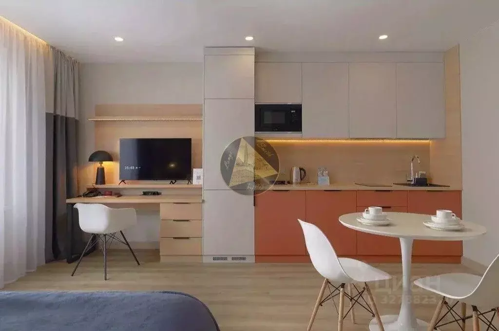 Студия Санкт-Петербург бул. Измайловский, 1к2 (49.34 м) - Фото 2