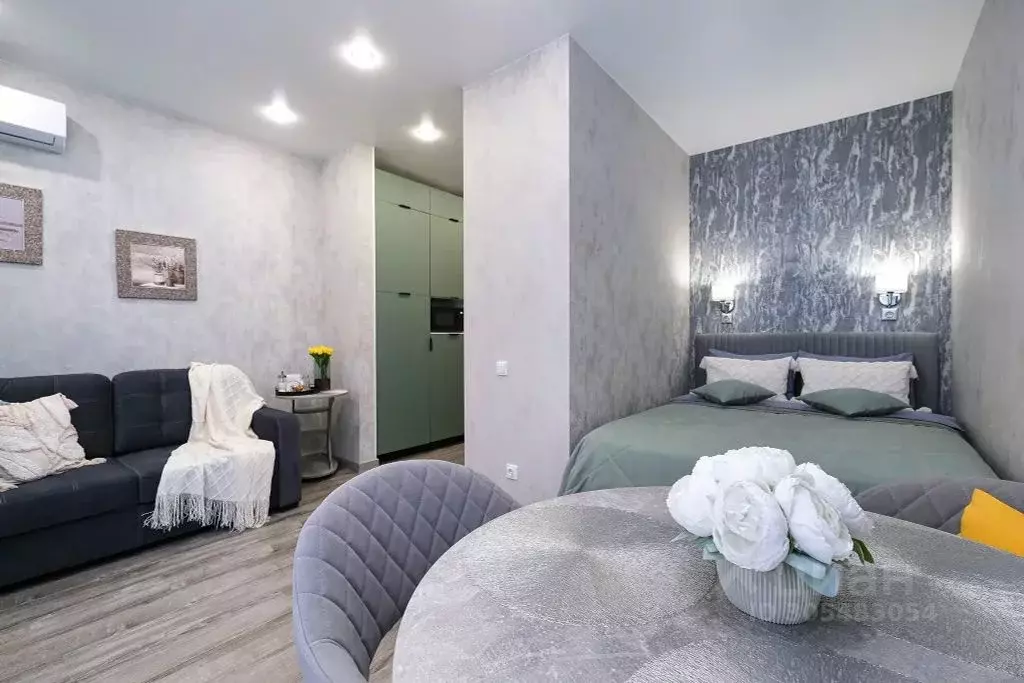 Студия Новосибирская область, Новосибирск ул. Прибрежная, 6 (30.0 м) - Фото 1