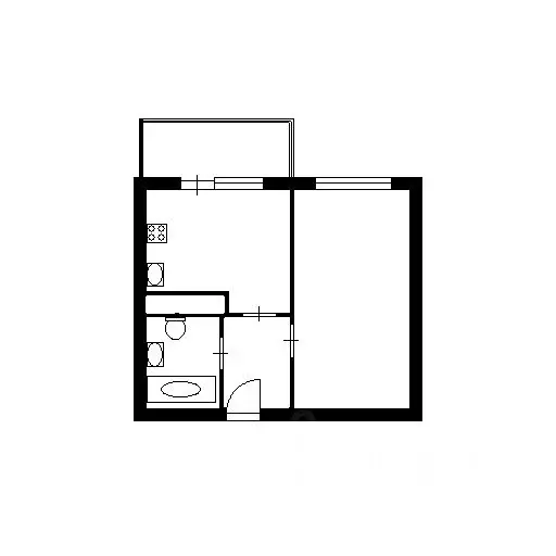 1-к кв. Санкт-Петербург ул. Адмирала Черокова, 20 (35.0 м) - Фото 2