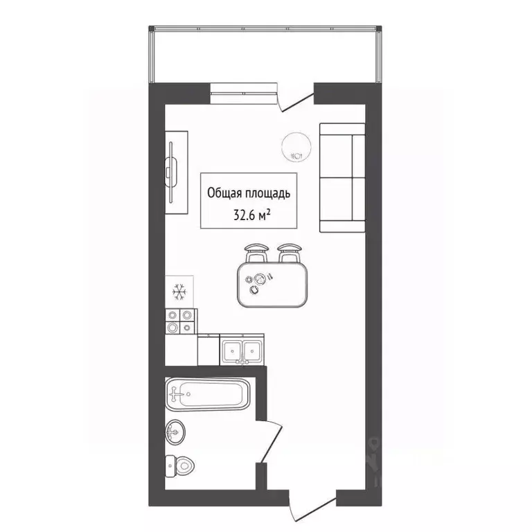 Студия Новосибирская область, Новосибирск ул. Виталия Потылицына, 11 ... - Фото 2