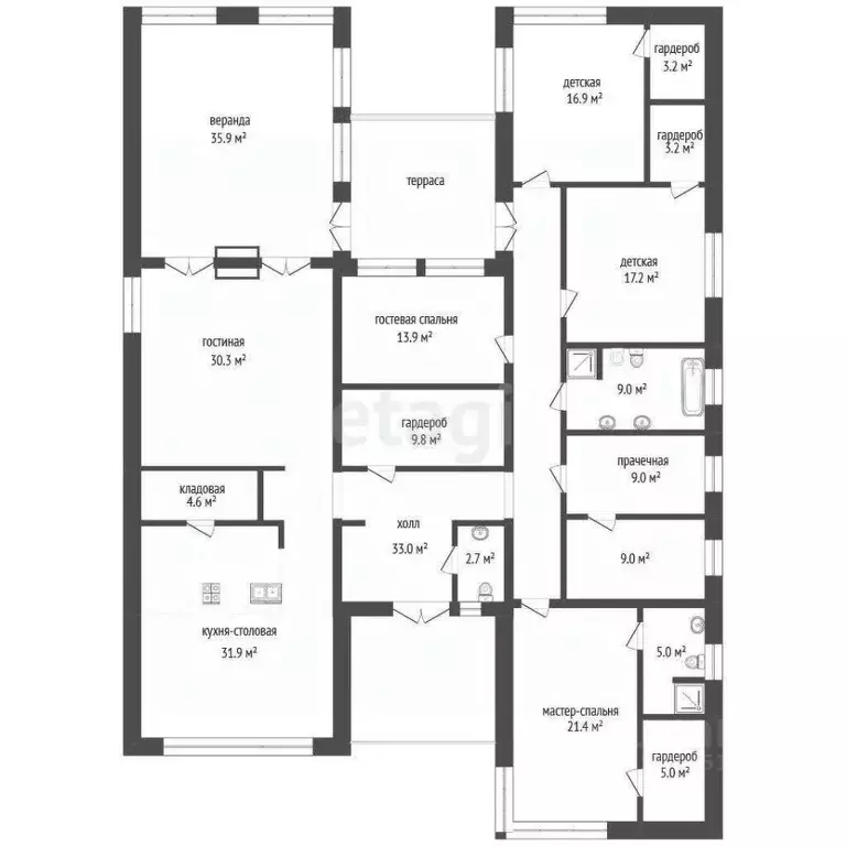 Дом в Ростовская область, Аксайский район, Большелогское с/пос, ... - Фото 2