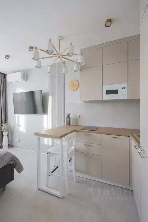 Студия Москва Новоостаповская ул., 20 (29.0 м) - Фото 2