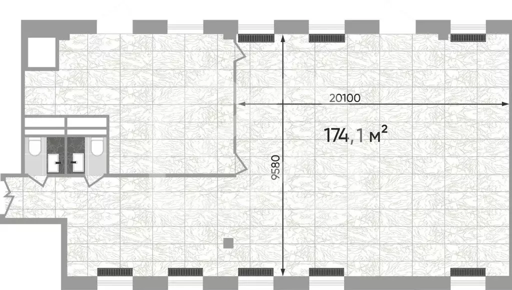 Помещение свободного назначения в Москва Зорге 9 жилой комплекс, 9Ас4 ... - Фото 2