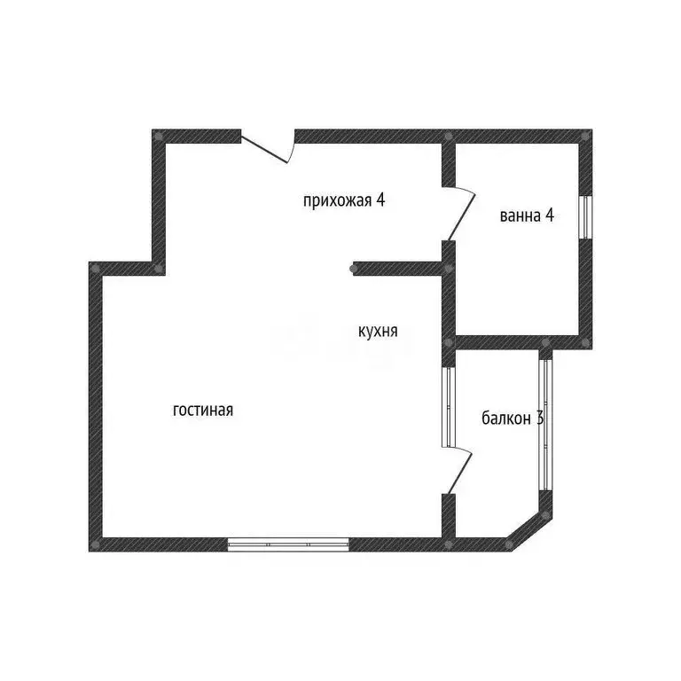 Квартира-студия: Краснодар, улица Красных Партизан, 1/4к20 (21.8 м) - Фото 0