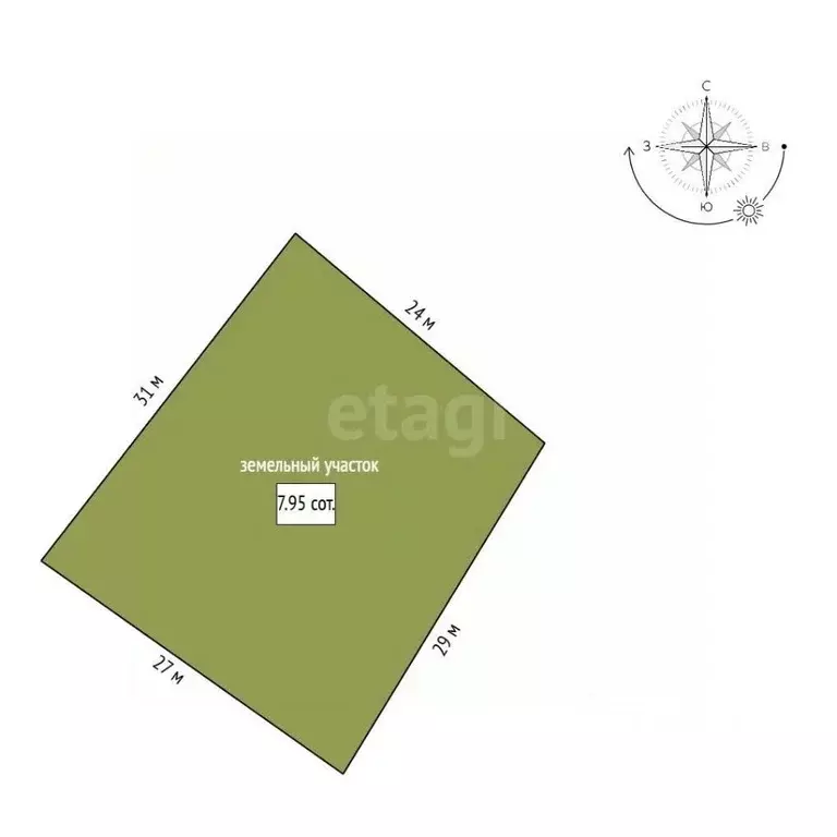 Участок в Амурская область, Благовещенск  (7.95 сот.) - Фото 1