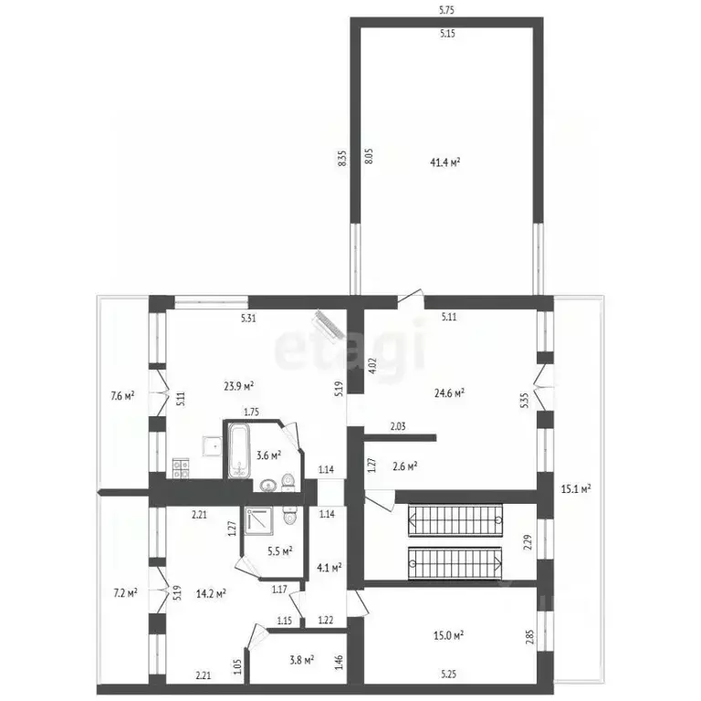 3-к кв. Крым, Ялта муниципальный округ, пос. Даниловка ул. Лесная, 9 ... - Фото 2