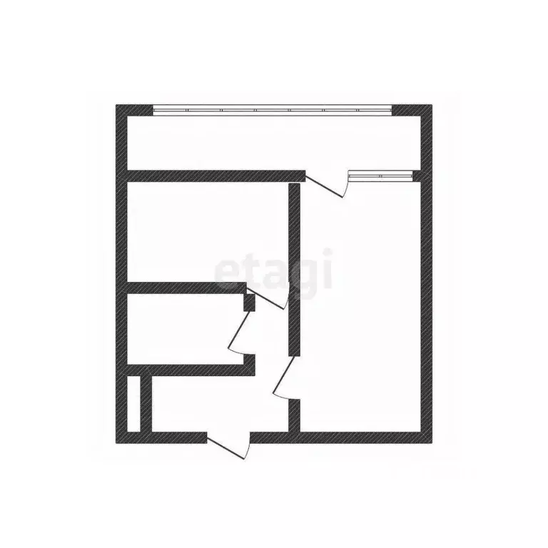 1-к кв. Татарстан, Зеленодольск ул. Королева, 2 (35.5 м) - Фото 1