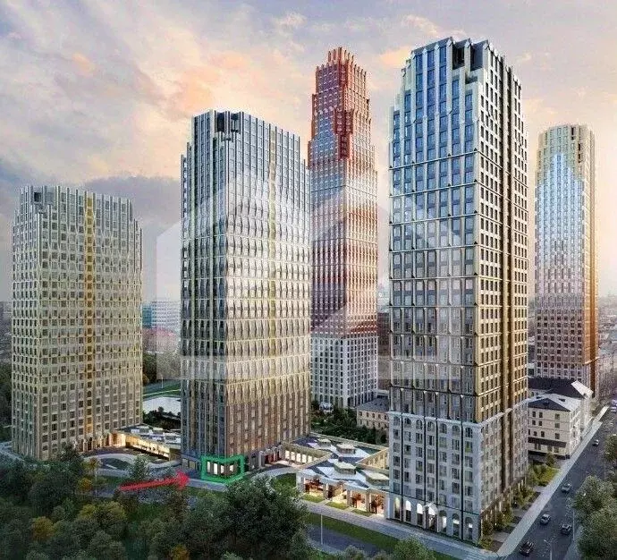 Помещение свободного назначения в Москва Дербеневская ул., 20А (62 м) - Фото 1