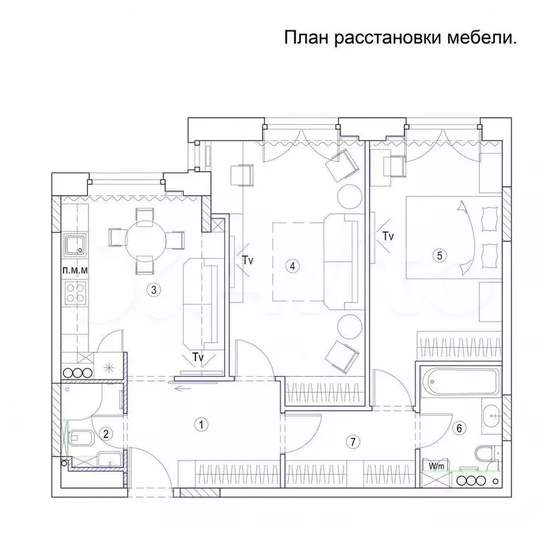 3-к. квартира, 68,5 м, 5/9 эт. - Фото 0
