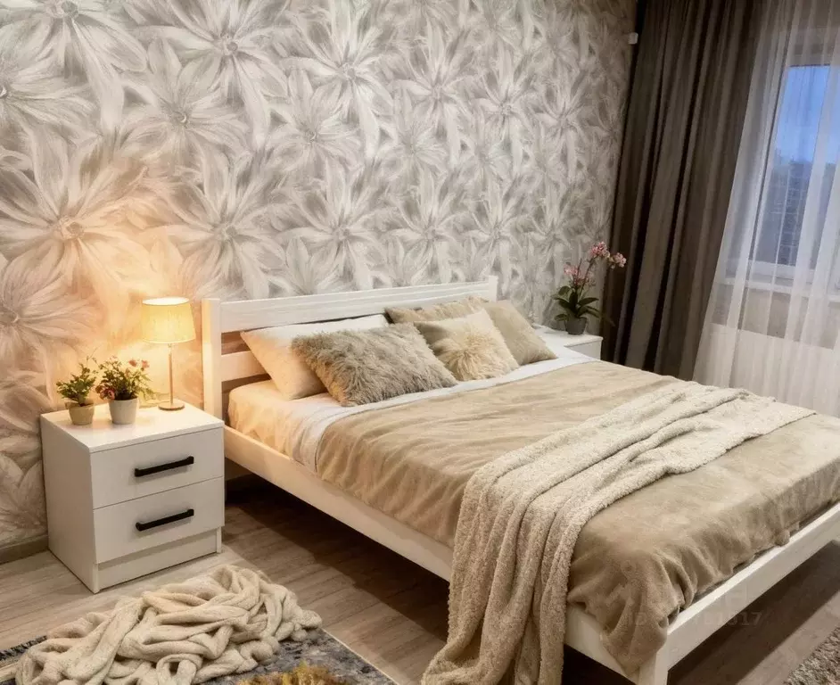 2-к кв. Курганская область, Курган Заозерный жилрайон, 7-й мкр, 13 ... - Фото 1