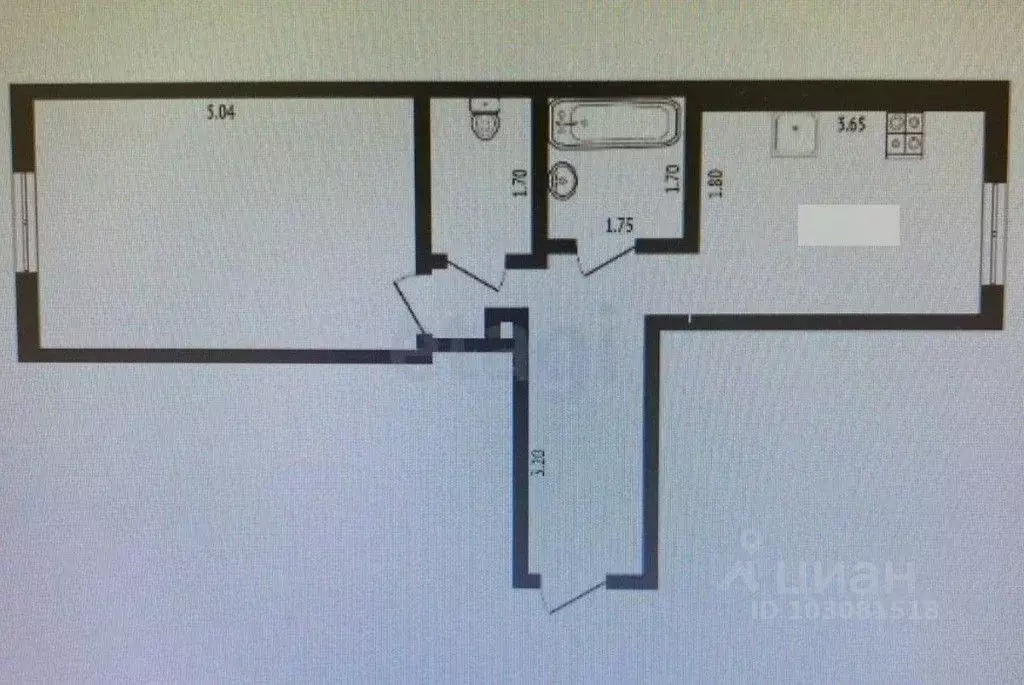 1-к кв. Калужская область, Калуга ул. Георгия Амелина, 23 (37.7 м) - Фото 2
