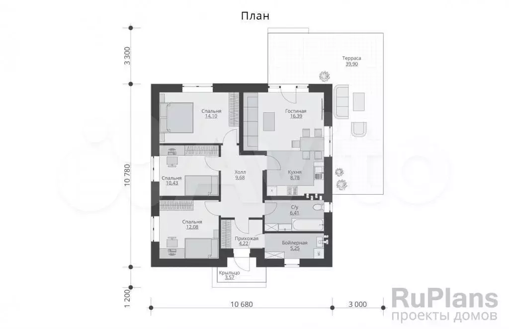 Дом 89 м на участке 10 сот. - Фото 0