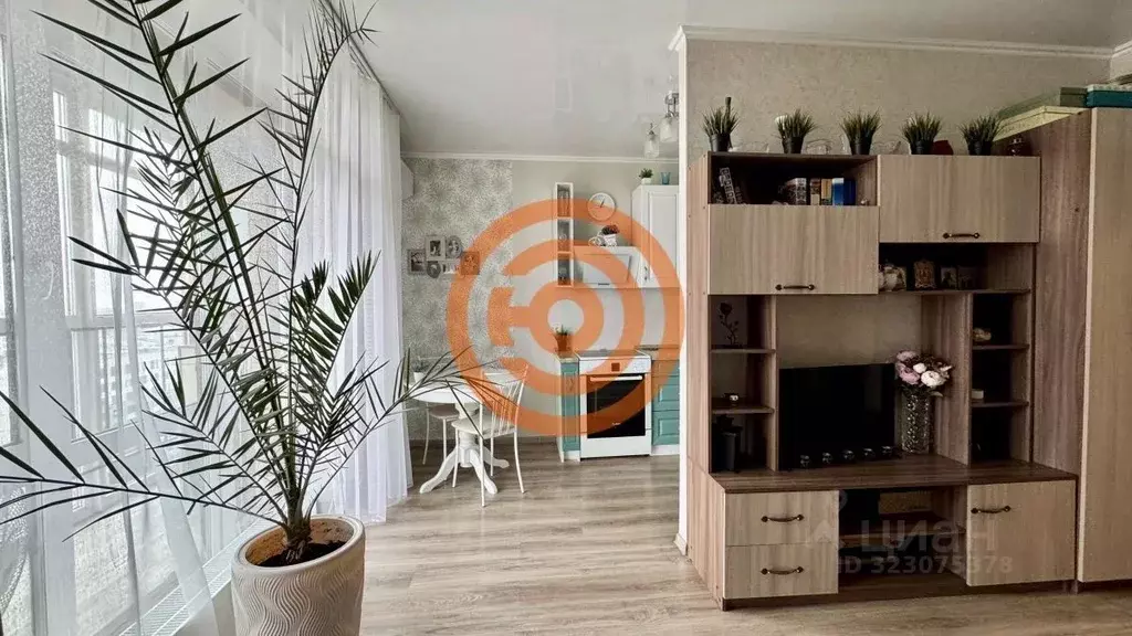 Студия Тюменская область, Тюмень ул. Тимофея Чаркова, 81 (27.6 м) - Фото 2