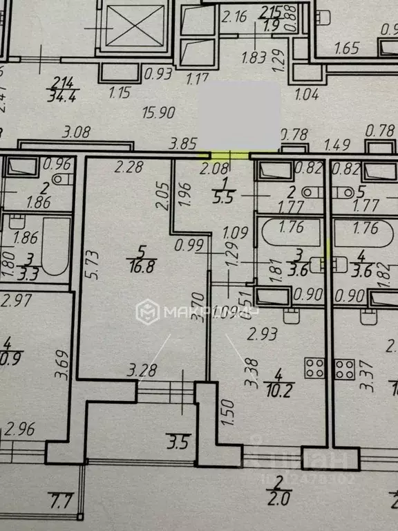 1-к кв. Санкт-Петербург пос. Парголово, Заречная ул., 10 (38.1 м) - Фото 2
