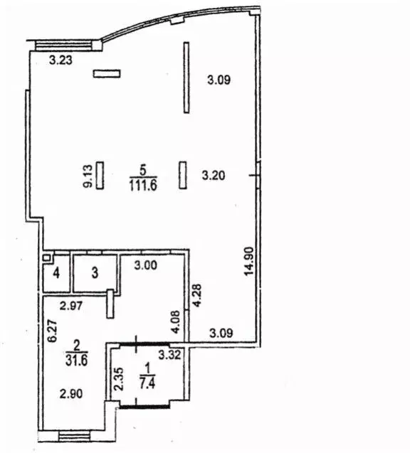 Торговая площадь в Москва ул. Циолковского, 7 (156 м) - Фото 1