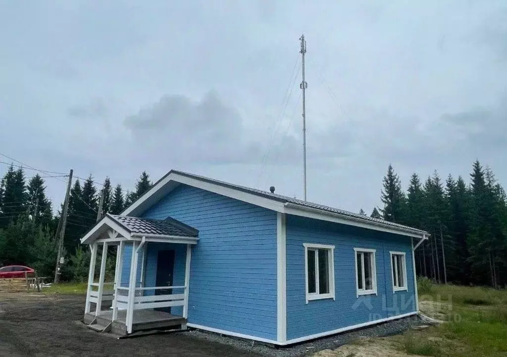Дом в Карелия, Прионежский район, пос. Деревянка Нагорная ул., 12 (91 ... - Фото 1