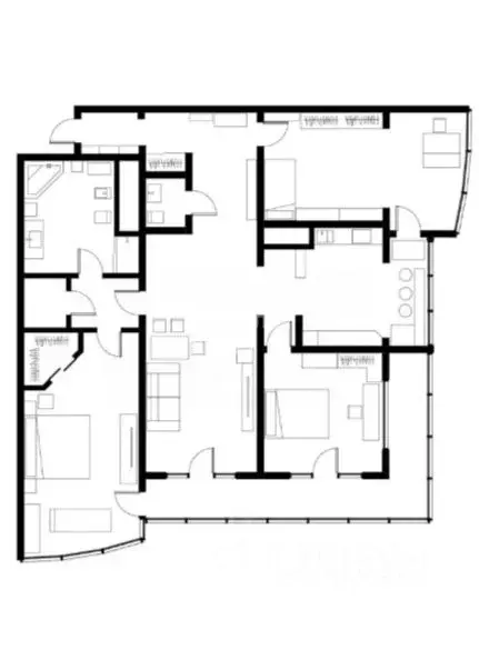 4-к кв. Москва ул. Маршала Бирюзова, 32К1 (162.0 м) - Фото 2