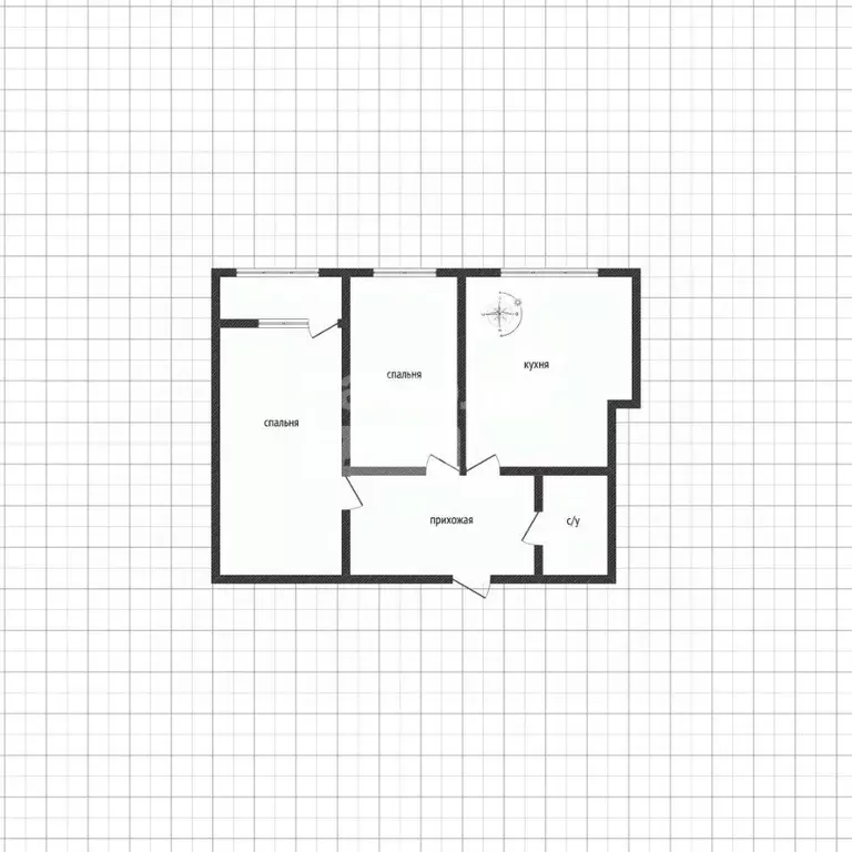 2-к кв. Адыгея, Майкоп ул. К.А. Васильева, 1 (61.27 м) - Фото 1