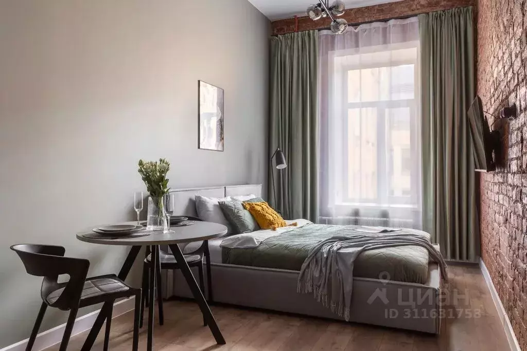 Студия Санкт-Петербург ул. Жуковского, 7-9 (30.0 м) - Фото 0