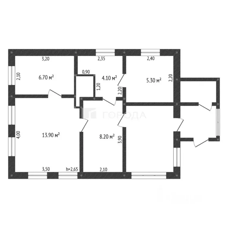 Дом в Кемеровская область, Прокопьевск ул. Демьяна Бедного, 28 (45 м) - Фото 2
